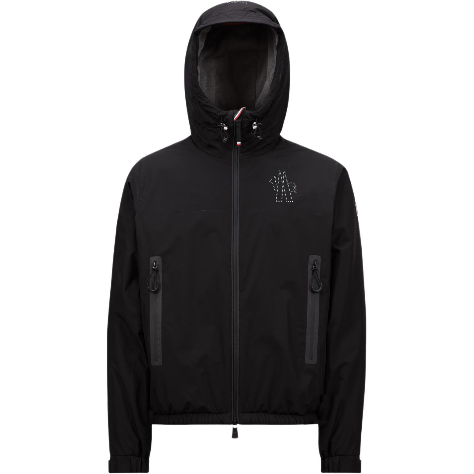 Moncler Grenoble FW24 Jaman  Waterproof Windproof Hooded Jacket Black J20971A00004597C5999