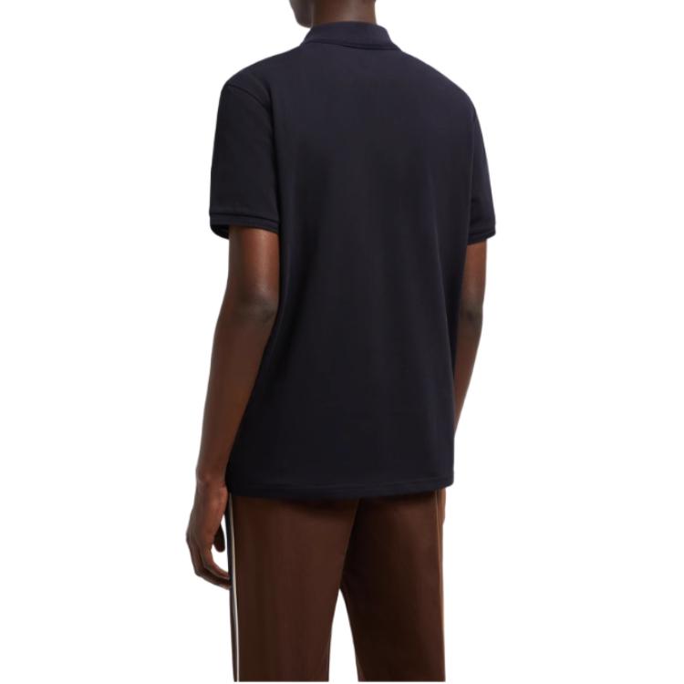 Shop 蒙克勒Grenoble FW24標誌補丁修身版型POLO衫午夜藍男款 J20918A000098455677X