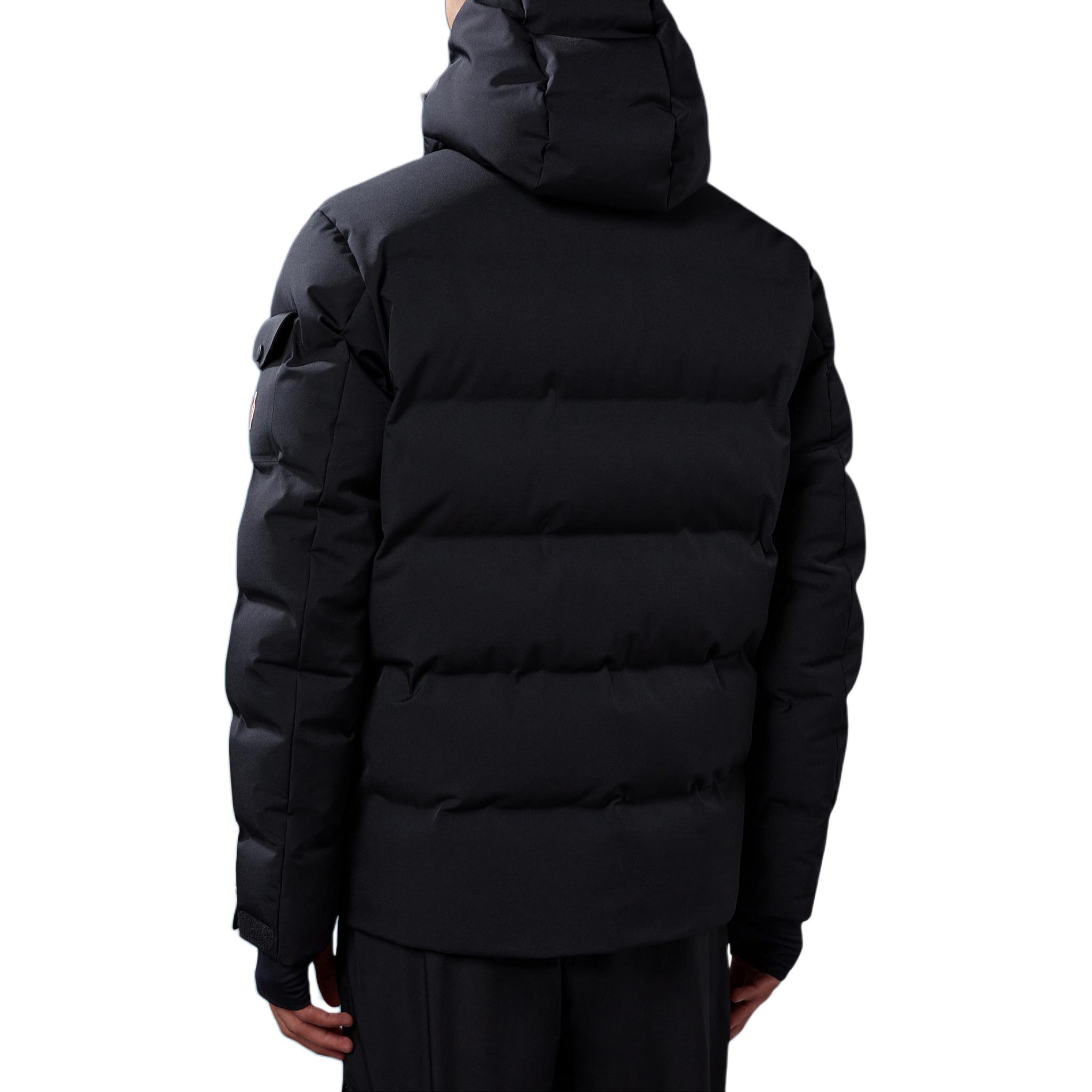 Shop 蒙克莱Grenoble FW24 Montgetech黑色连帽滑雪羽绒服男女防水款 J20971A0004353066999