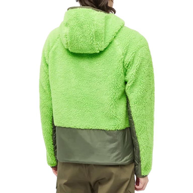 Moncler Grenoble Green Solid Zip-Up Hooded Jacket 8G0001089A0L8B7 圖 3