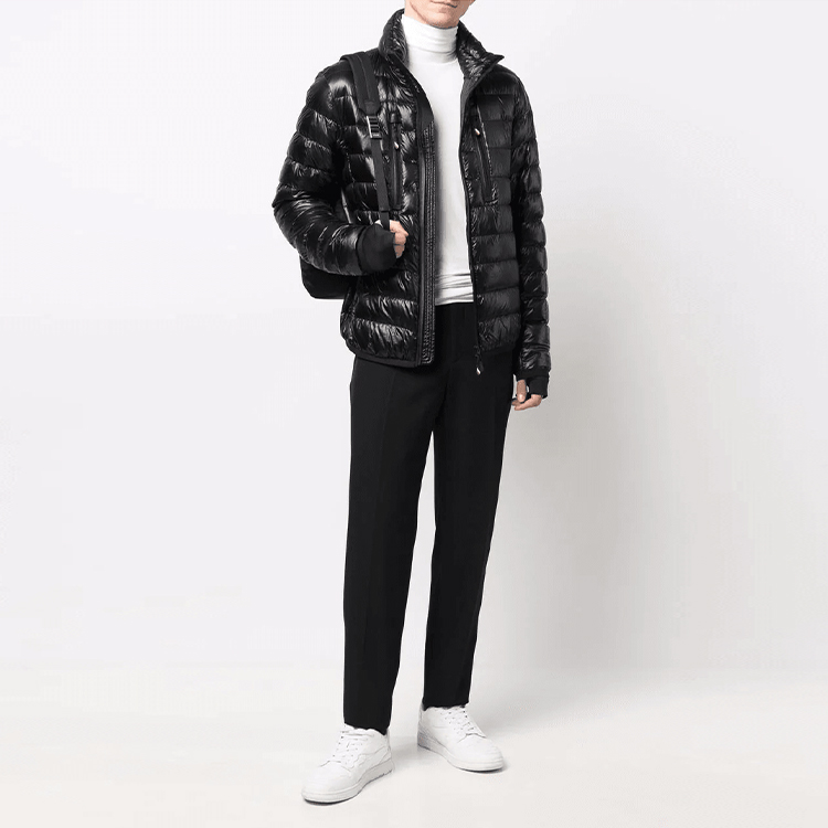 Shop Moncler Grenoble Hers Jaket Pendek Hitam Unisex Koleksi Musim Dingin Ski. 1A00027539YL999