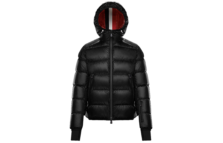 Order Moncler Grenoble Hintertux Jaket Pendek Bulu Hitam Lelaki F20971A5080053071999