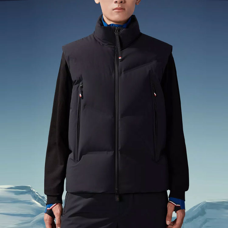Moncler Grenoble Lengau Black Zip-Up Vest  SS23 Early Fall Collection I20971A000365399D999 圖 3