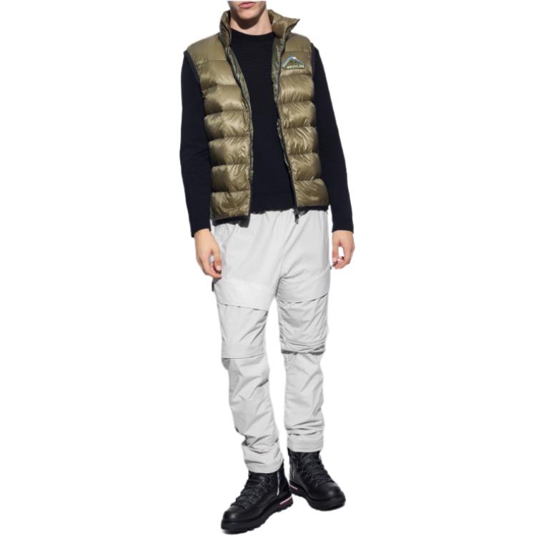 Lookbook 蒙克萊Grenoble洛可標印花香檳色男款無袖背心 I20978G00003829H782H