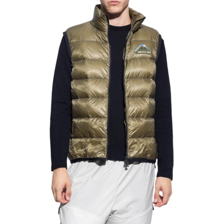 Shop 蒙克萊Grenoble洛可標印花香檳色男款無袖背心 I20978G00003829H782H