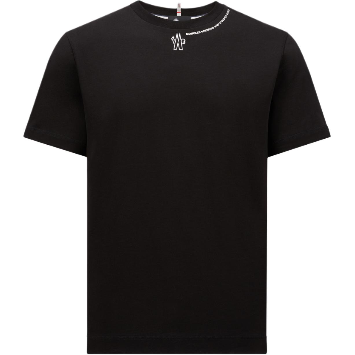 Moncler Grenoble Logo Print Crew Neck T-Shirt Men’s Black J20978C0000283927999