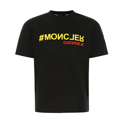 Moncler Grenoble Men’s Logo Print Crewneck Short Sleeve T-Shirt. 8C000058390T999