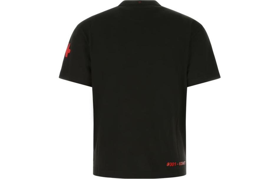 Lookbook モンクレール グルノーブル メンズ ロゴ プリント クルーネック 半袖 Tシャツ 8C000058390T999