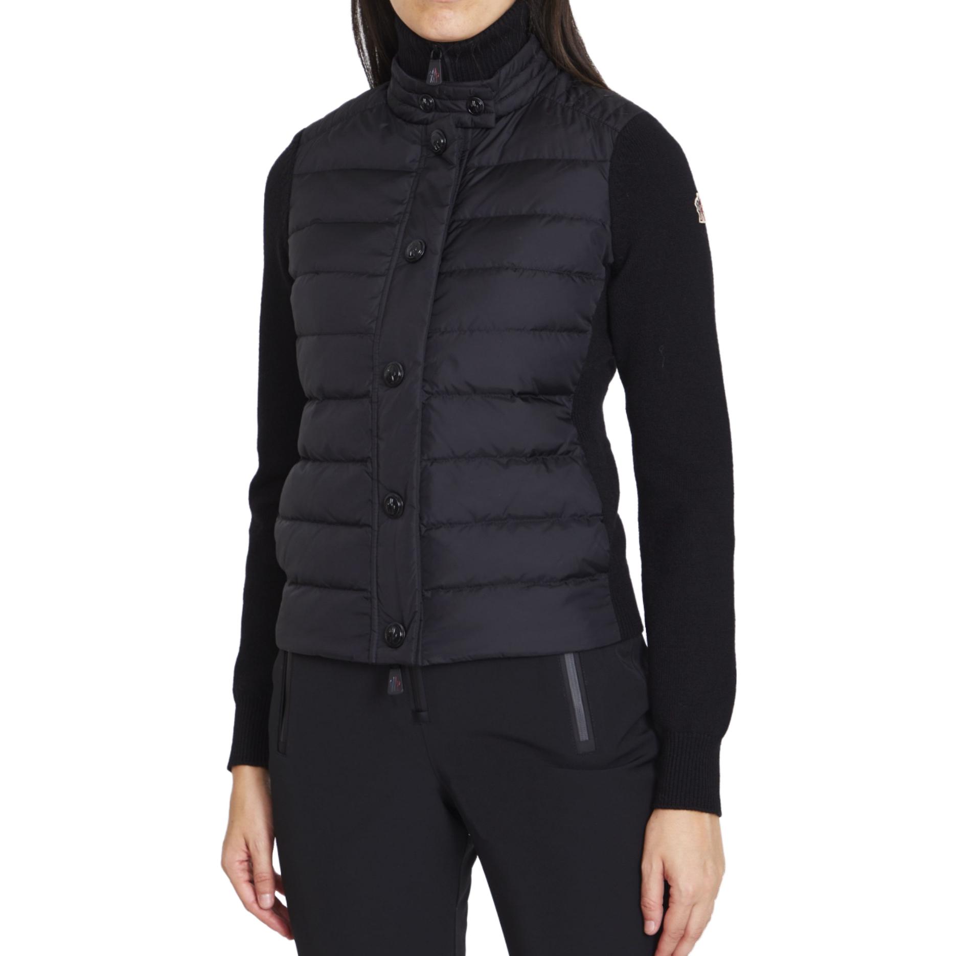 Purchase Moncler Grenoble Padded Down Jacket Black  Single-Breasted High Collar I20989B00012A9462