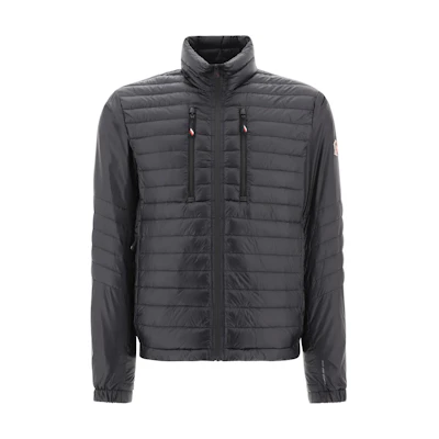 Moncler Grenoble Quilted Down Jacket Black Mens High Collar Long Sleeve 1A00013595B1999
