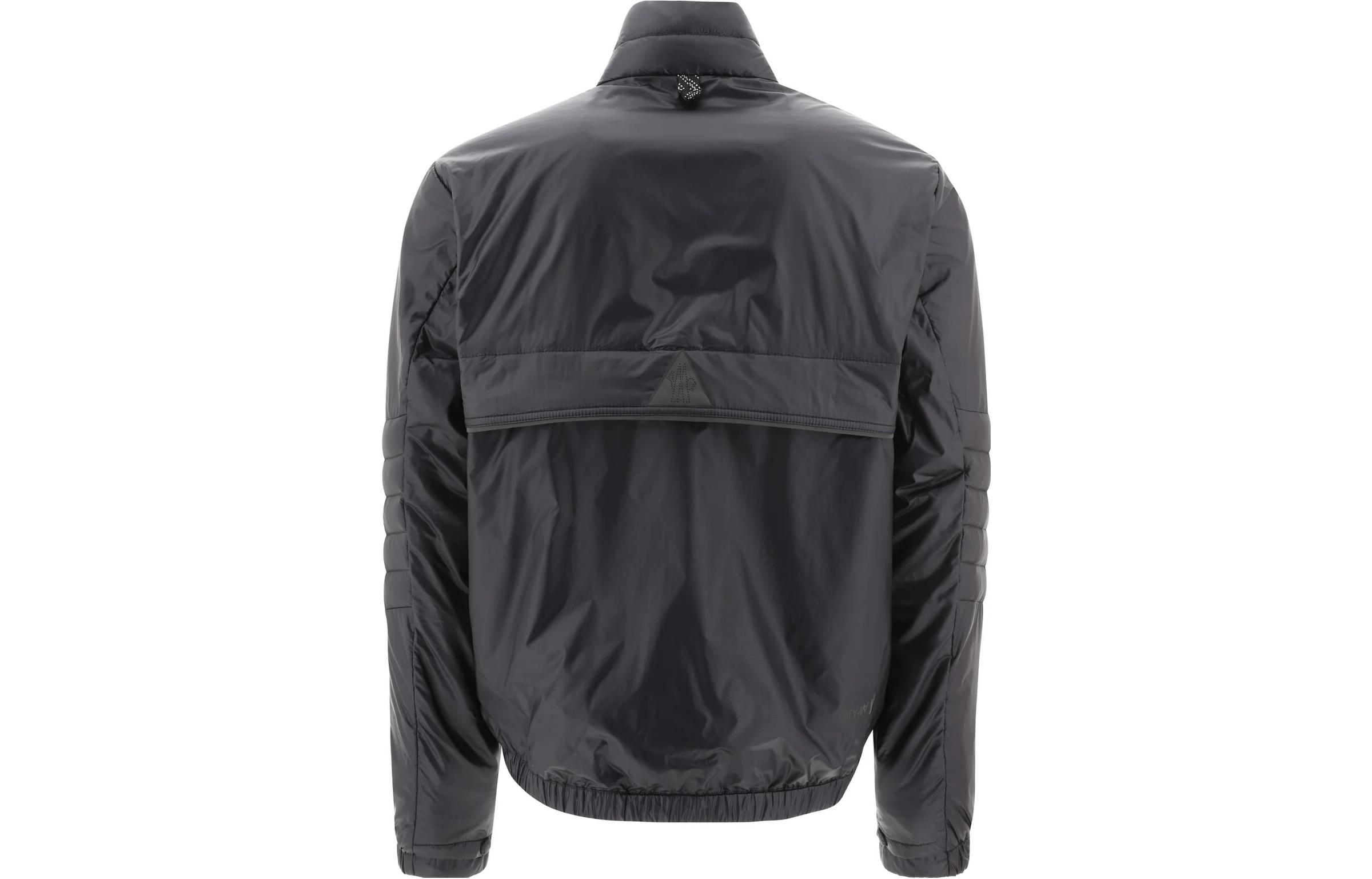 Moncler Grenoble Quilted Down Jacket Black Mens High Collar Long Sleeve 1A00013595B1999 圖 3