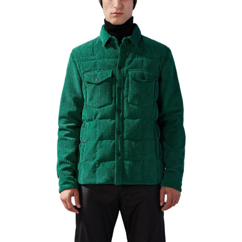 Moncler Grenoble Solid Corduroy Snap Button Long Sleeve Jacket . H20971G0000154AL0865 圖 4