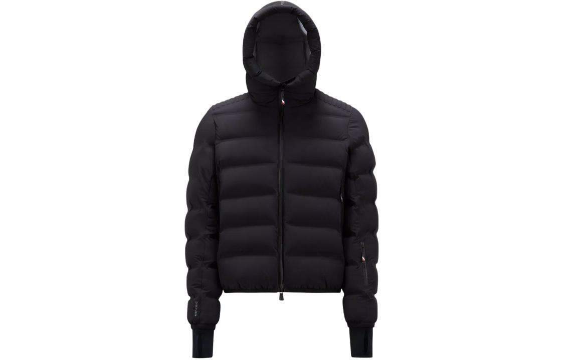 Moncler Grenoble Solid Hoodie Zip Fitted Jacket Black I20971A000425399D999 圖 2