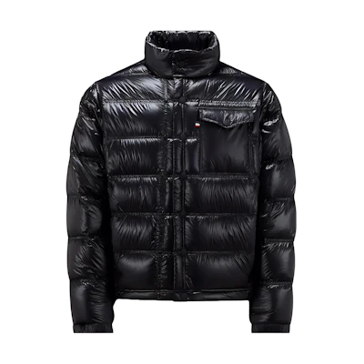 Moncler Grenoble SS23 Black Down Jacket with Removable Hood and Chest Pocket I20971A00007539YL999
