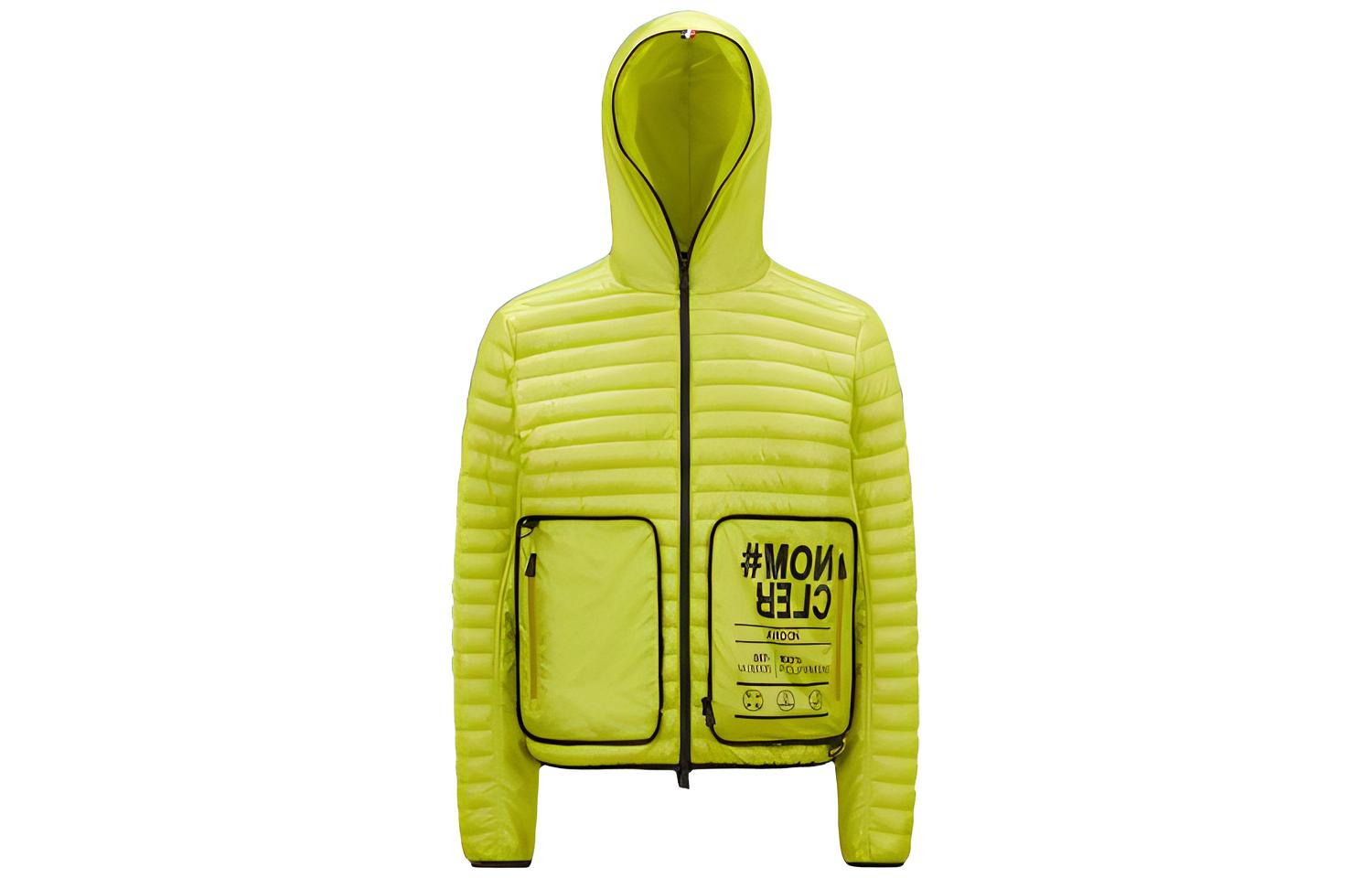 Buy Moncler Grenoble SS23 Ardon 黃色徽標羽絨外套 I10971A00006595B1116