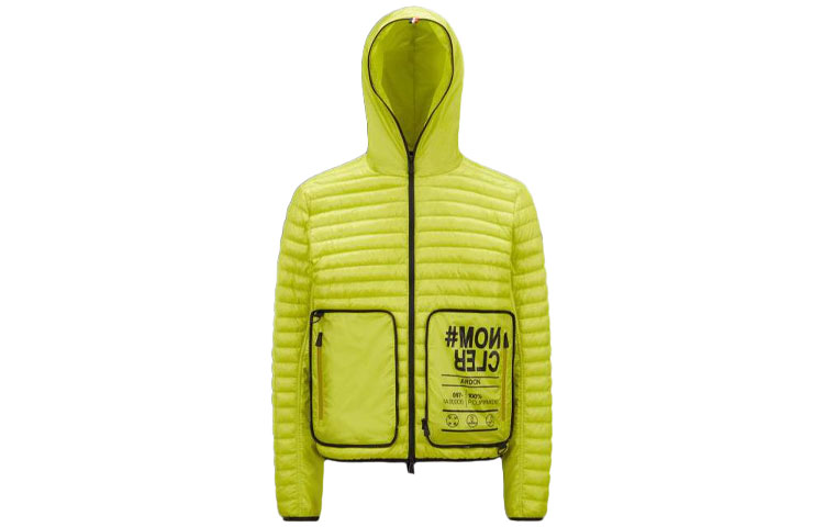 Order Moncler Grenoble SS23 Ardon 黃色徽標羽絨外套 I10971A00006595B1116