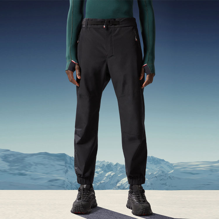 Lookbook Moncler Grenoble SS23 Belted Relaxed Fit Jogger Pants Men’s Black. I20972A00001549SU999