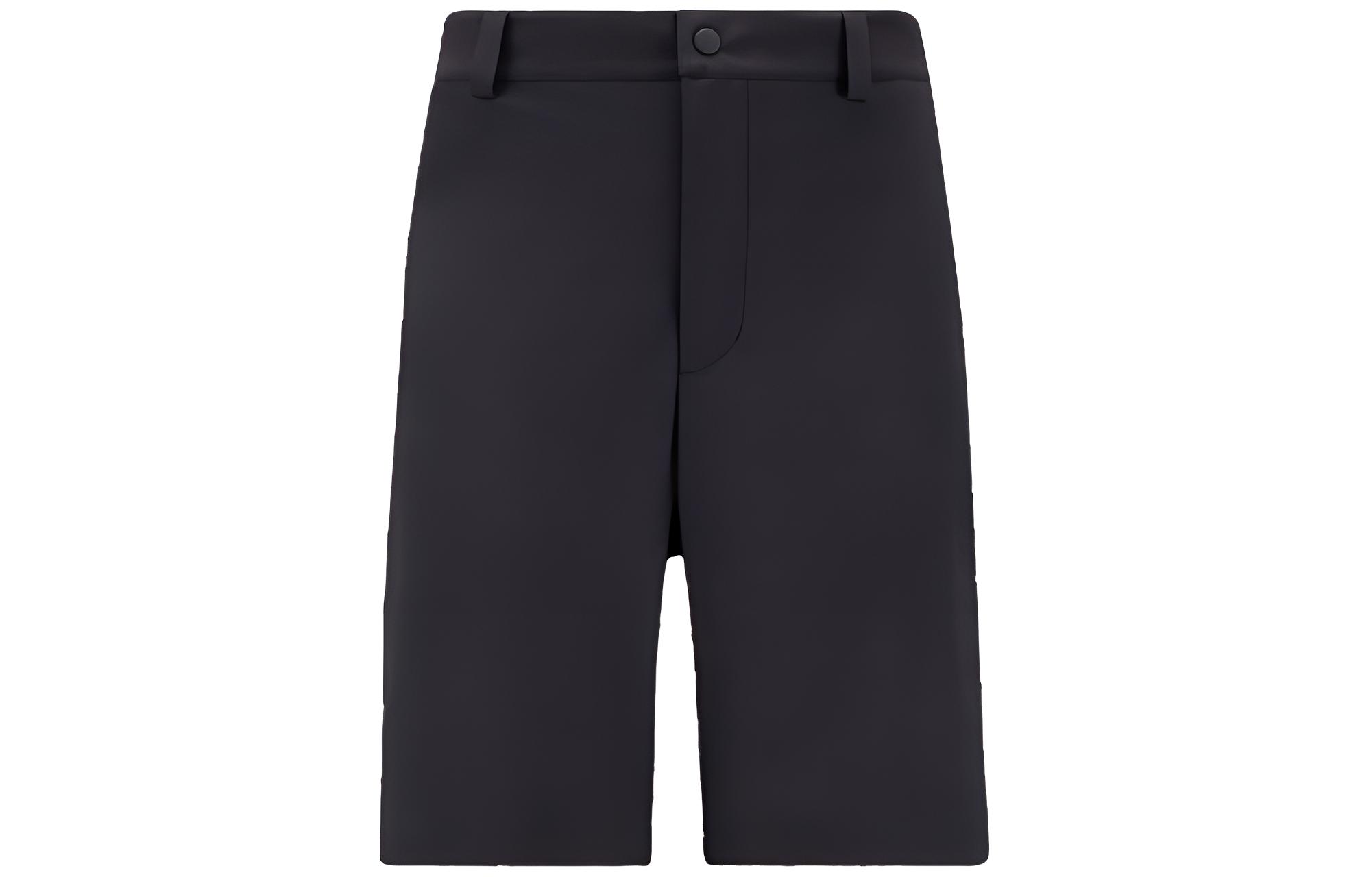 Moncler Grenoble SS23 DAY-NAMIC  Black Elastic Waist Outdoor Shorts. I10972B00001539DG999