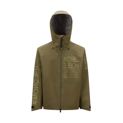 Moncler Grenoble SS23 Logo Print Hooded Jacket Men’s Dark Green I20971A00001596Y423I