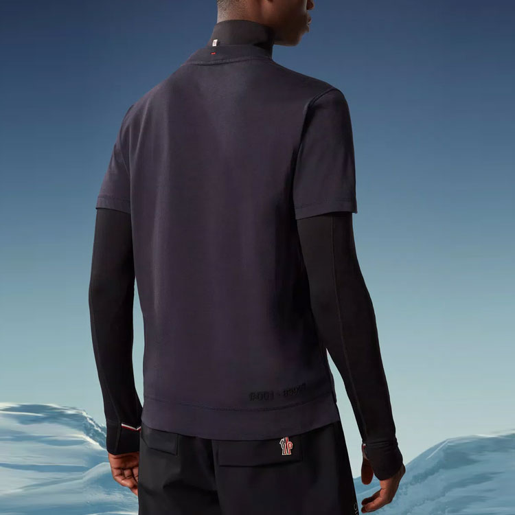 Moncler Grenoble SS23 Mirror Logo Crewneck T-Shirt Black I20978C0000383927773 圖 4