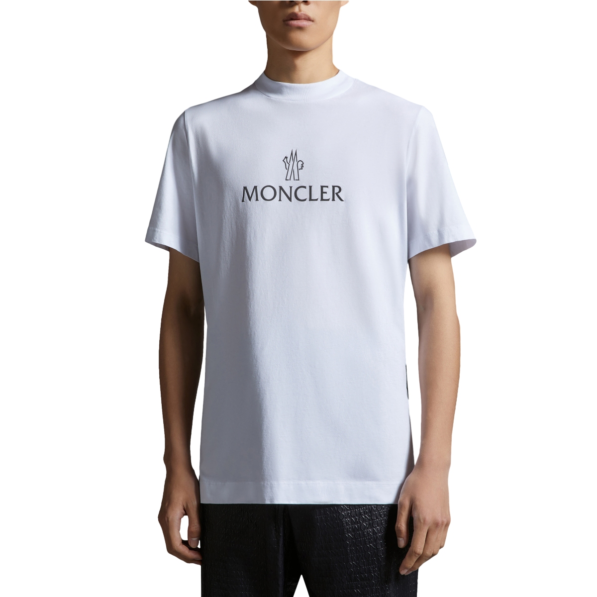 Moncler Grenoble SS24 Silicone Patch Crewneck T-Shirt White . J10918C00060829H8001 圖 4