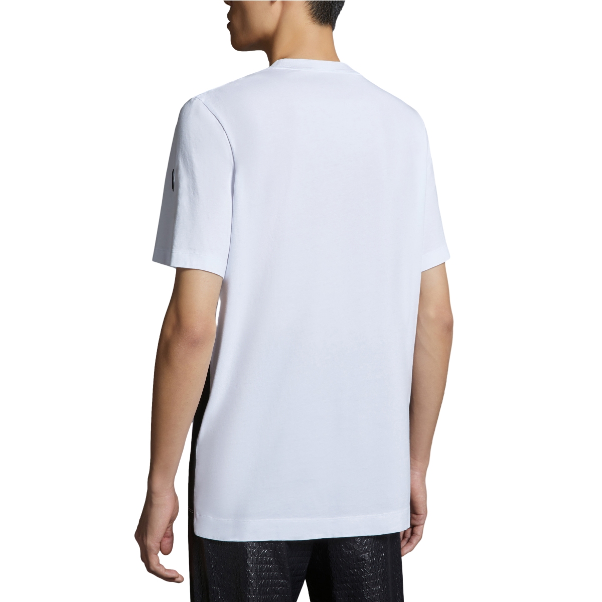 Moncler Grenoble SS24 Silicone Patch Crewneck T-Shirt White . J10918C00060829H8001 圖 5