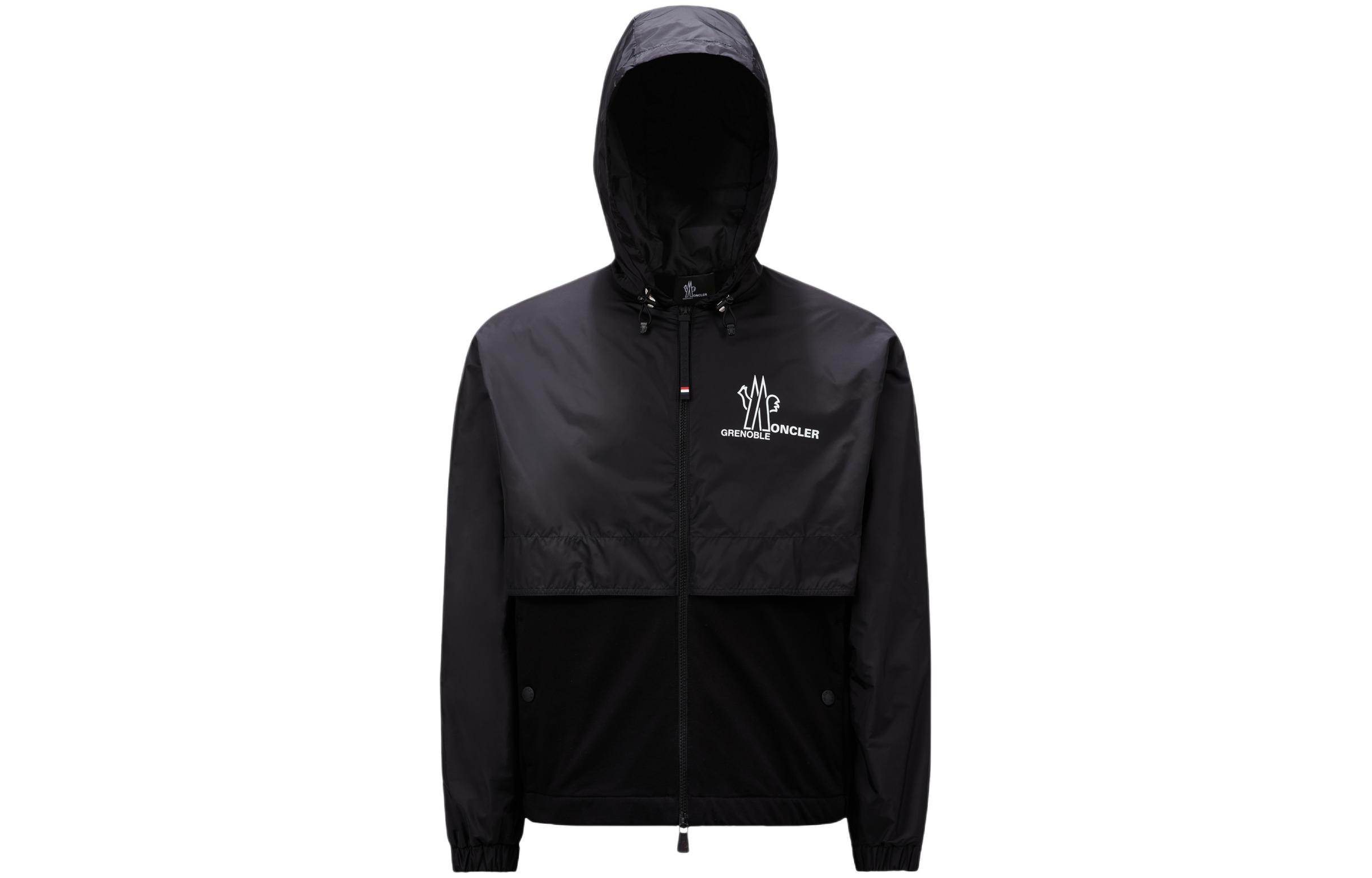 Moncler Grenoble SS24 Zip-Up Hoodie  Black Long Sleeve J10978G00001809AD999 圖 2