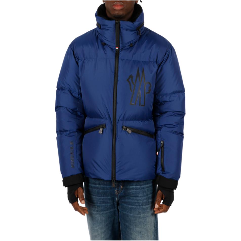Moncler Grenoble Verdons Patchwork Zip Hoodie Puffer Jacket Blue  Long Sleeve I20971A000235399E751 圖 4