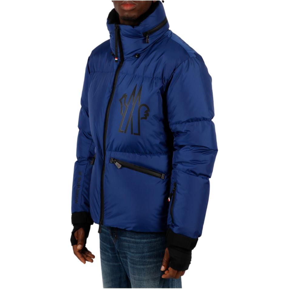 Moncler Grenoble Verdons Patchwork Zip Hoodie Puffer Jacket Blue  Long Sleeve I20971A000235399E751 圖 5