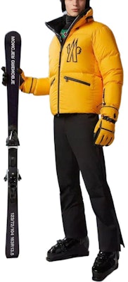 Moncler Grenoble Verdons Jaket Lelaki Kuning Logo Cetak Zip-Up Down I20971A000235399E127 Lookbook Moncler Grenoble Verdons Jaket Lelaki Kuning Logo Cetak Zip-Up Down I20971A000235399E127