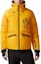 Shop Moncler Grenoble Verdons Jaket Lelaki Kuning Logo Cetak Zip-Up Down I20971A000235399E127