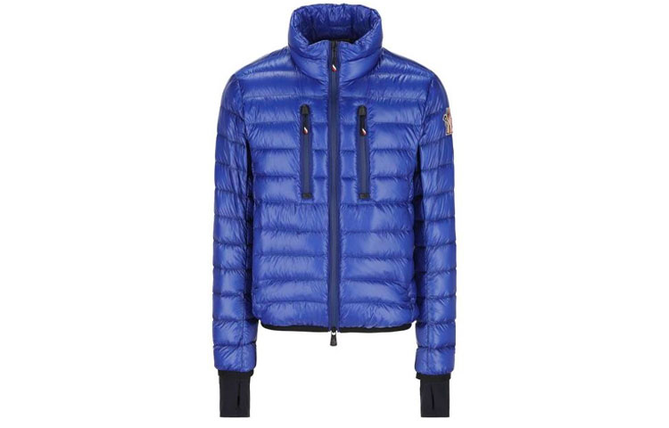 Moncler Grenoble Winter Down Jacket Blue with Quilted Sleeves Patch Design. 1A00027539YL754 圖 2
