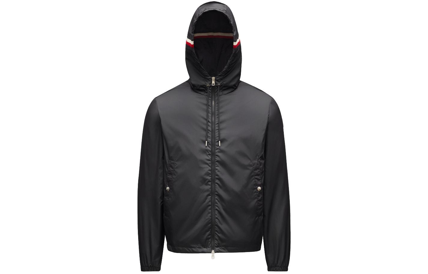 Moncler Grimpeurs Logo Patch Zip-Up Hoodie Jacket Black Mens. J10911A0009054155999