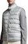 Lookbook Moncler Gui Light Gray Sleeveless Zip-Up Vest with Letter Collar. I20911A107005302992V