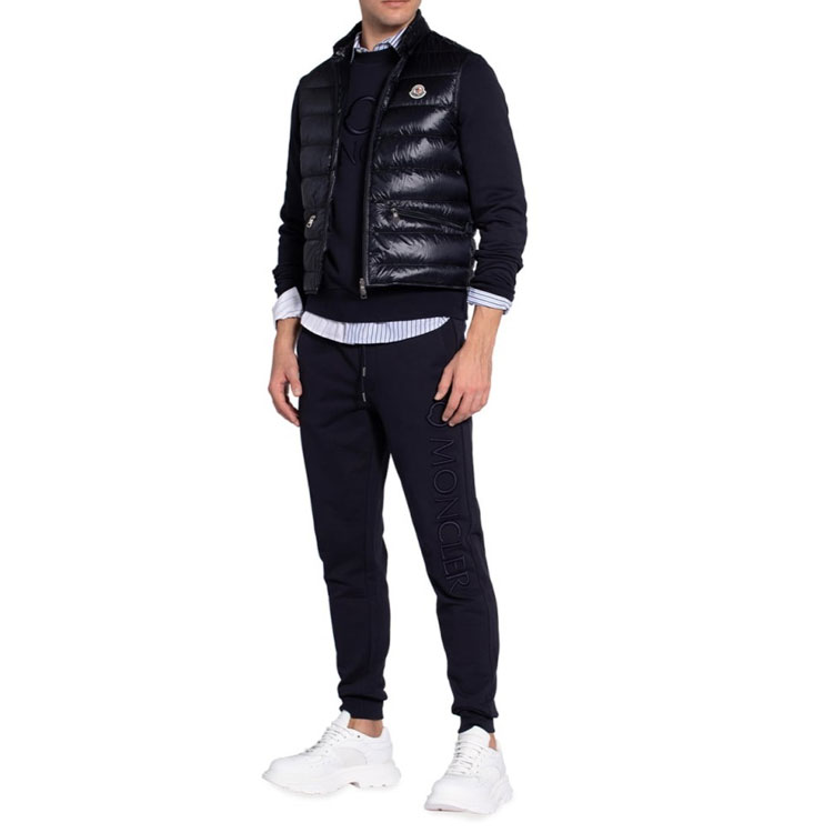 Purchase モンクレール グイ ブルー ダウンベスト ユニセックス 冬用 スキーコレクション 0911A1070053029776