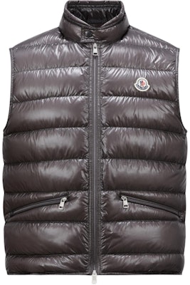 Moncler Gui FW24 Lightweight Zip-Up Logo Vest Unisex Dark Grey J20911A1070053029946 Order Moncler Gui FW24 Lightweight Zip-Up Logo Vest Unisex Dark Grey J20911A1070053029946
