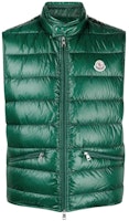 Moncler GUI Series Green Letter Print Vest Unisex Sleeveless Jacket. I20911A107005302987F Moncler GUI Series Green Letter Print Vest Unisex Sleeveless Jacket. I20911A107005302987F