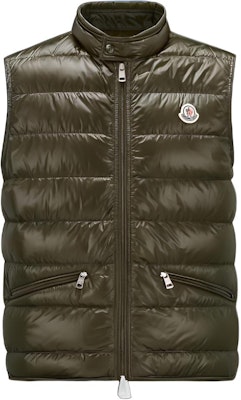 蒙克莱 Gui SS23 深绿色亮面Logo徽标无袖马甲. I10911A1070053029833 Buy 蒙克莱 Gui SS23 深绿色亮面Logo徽标无袖马甲. I10911A1070053029833