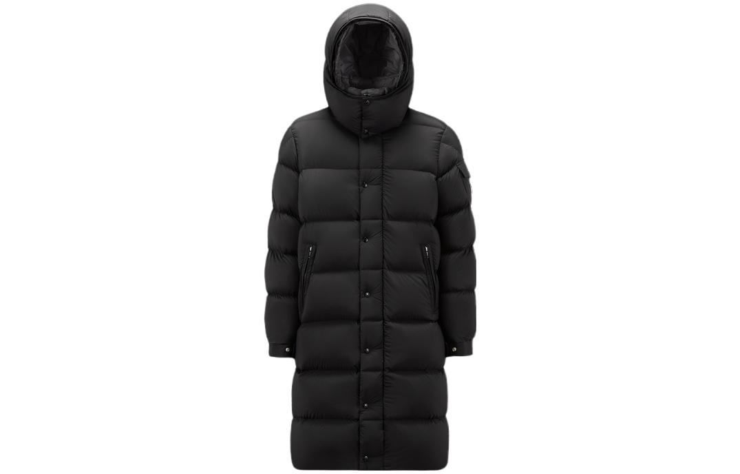 Moncler Hanoverian Unisex Black Long Down Jacket Windproof Matte Goose Down. I20911C0001553333999 圖 2