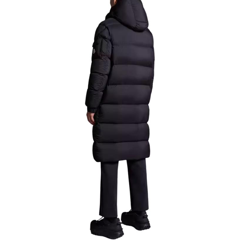 Moncler Hanoverian Unisex Black Long Down Jacket Windproof Matte Goose Down. I20911C0001553333999 圖 3