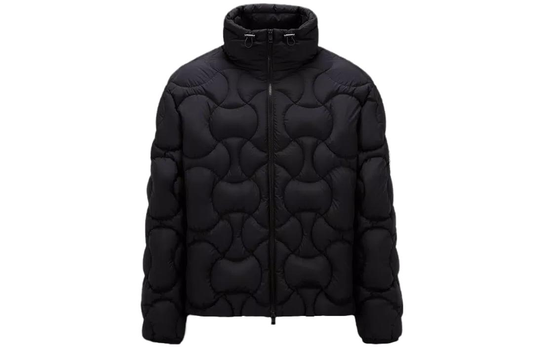 Moncler Hatysa Unisex Short Down Jacket Black - Solid Color, Stand Collar, Slim Fit. I20911A001575396L999 圖 2