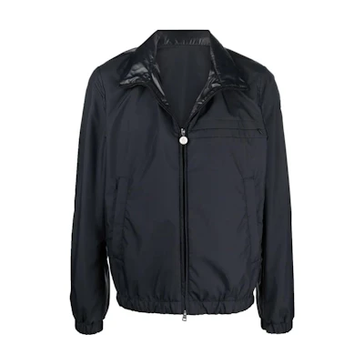 Moncler High-Neck Colorblock Jacket Black H10911A00144595ZG999