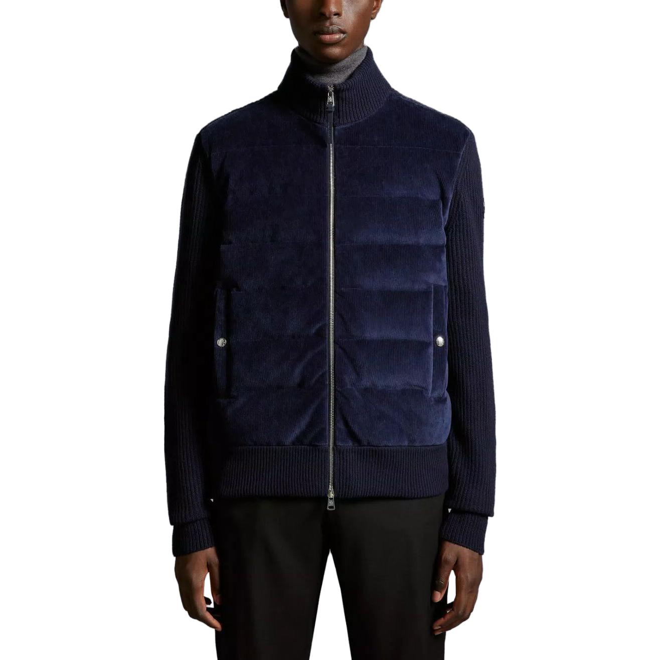 Moncler High-Neck Loose Fit Down Jacket Unisex Navy Blue. I20919B00028M1241750 圖 3