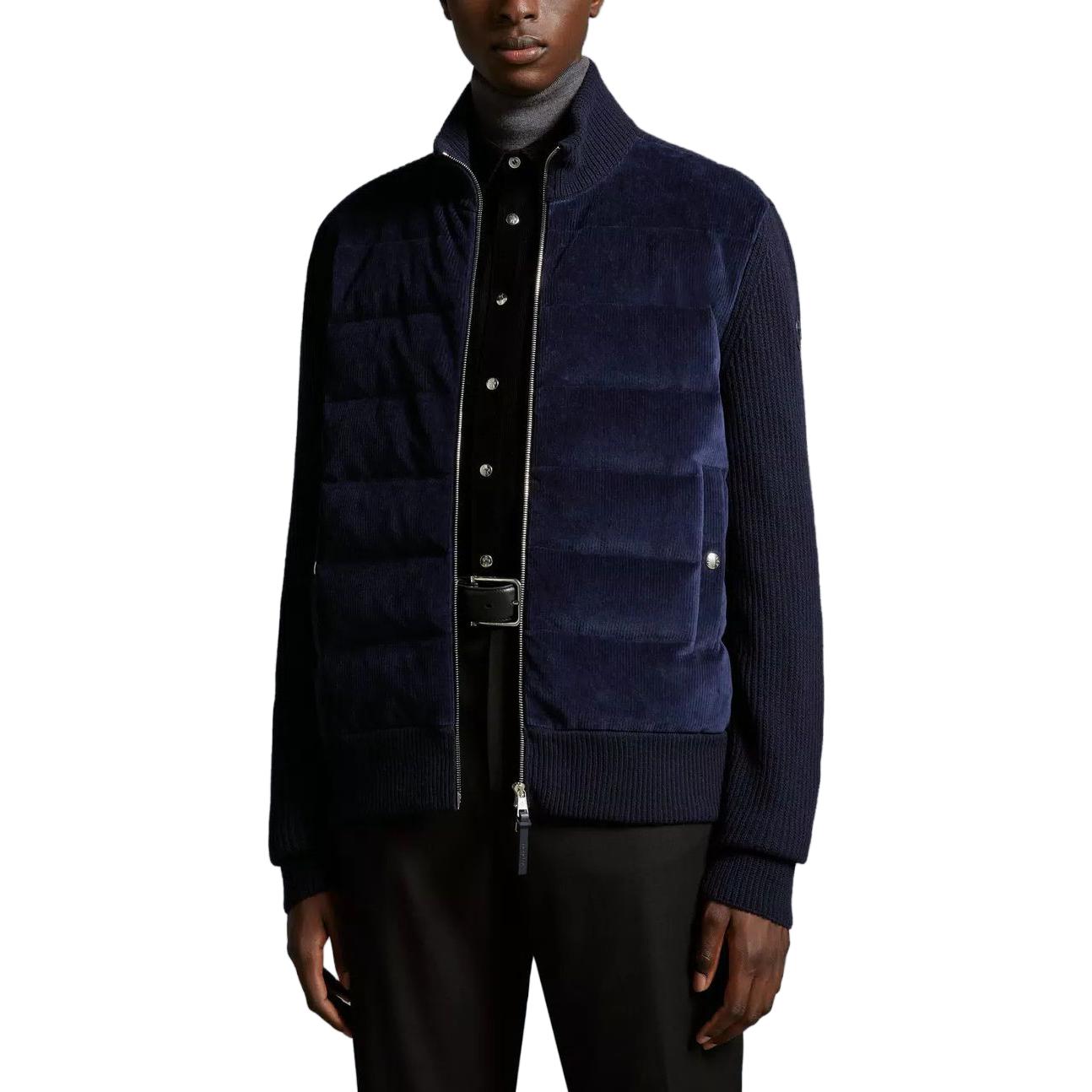 Moncler High-Neck Loose Fit Down Jacket Unisex Navy Blue. I20919B00028M1241750 圖 5