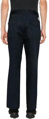 Moncler High-Waisted Button Tapered Casual Pants Navy Blue Men J20912A0001657448781 Shop Moncler High-Waisted Button Tapered Casual Pants Navy Blue Men J20912A0001657448781