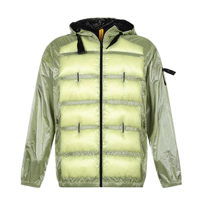 Moncler Hiles Hooded Down Jacket Winter Green F209H1A50210C0624112