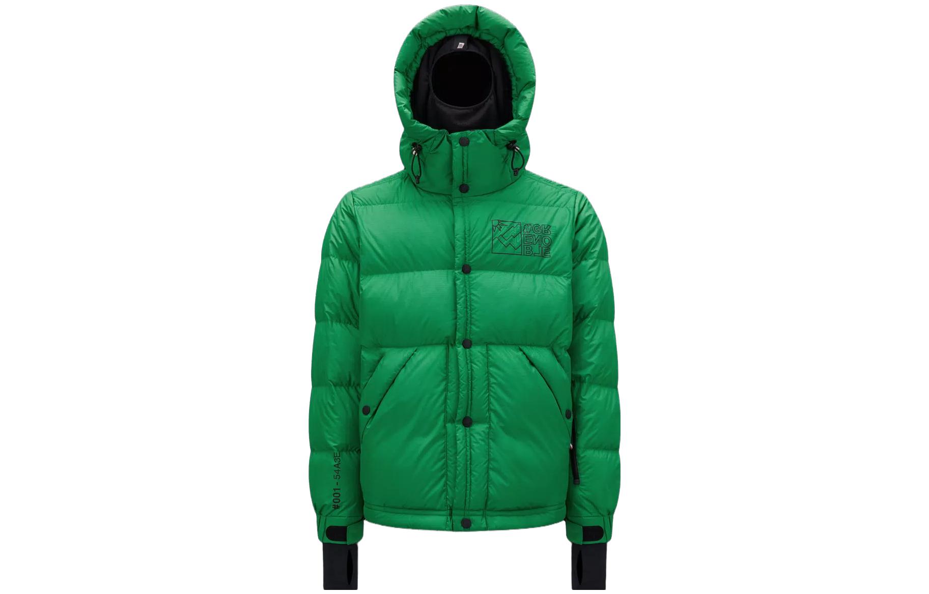 Moncler Hooded Down Jacket - Solid Color, Short Style, Long Sleeve I20971A0001954A3E850