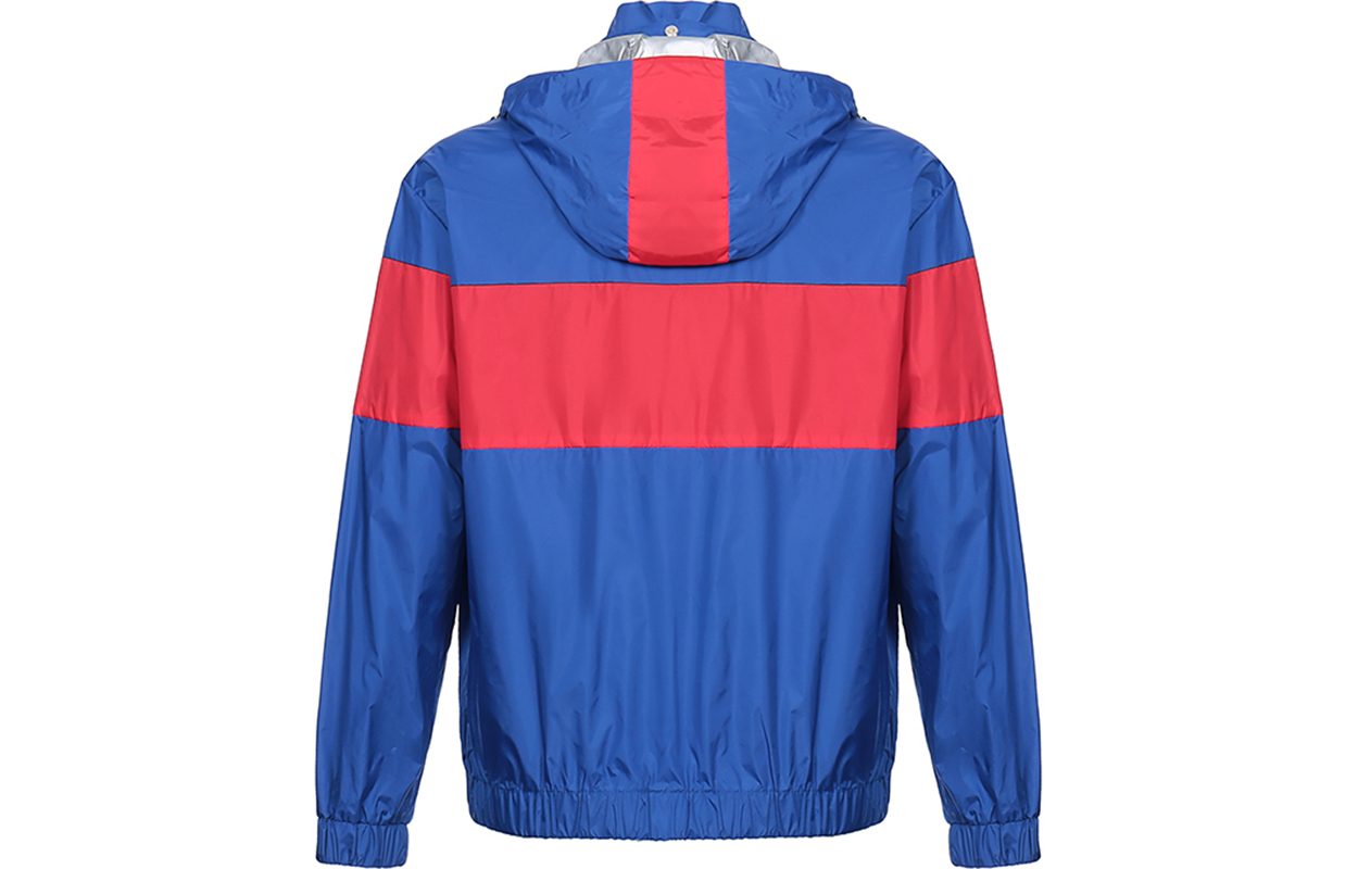 Lookbook Moncler Hooded Jacket Blue/Red F10911A71700539TM73L