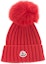 Order Moncler 保暖針織毛球帽 紅色 3B70201-A9327-472