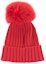 Lookbook Moncler 保暖針織毛球帽 紅色 3B70201-A9327-472